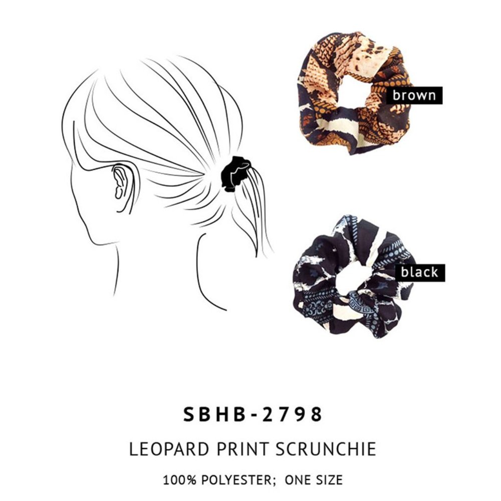 Animal Print Scrunchie - Picture 2 of 2